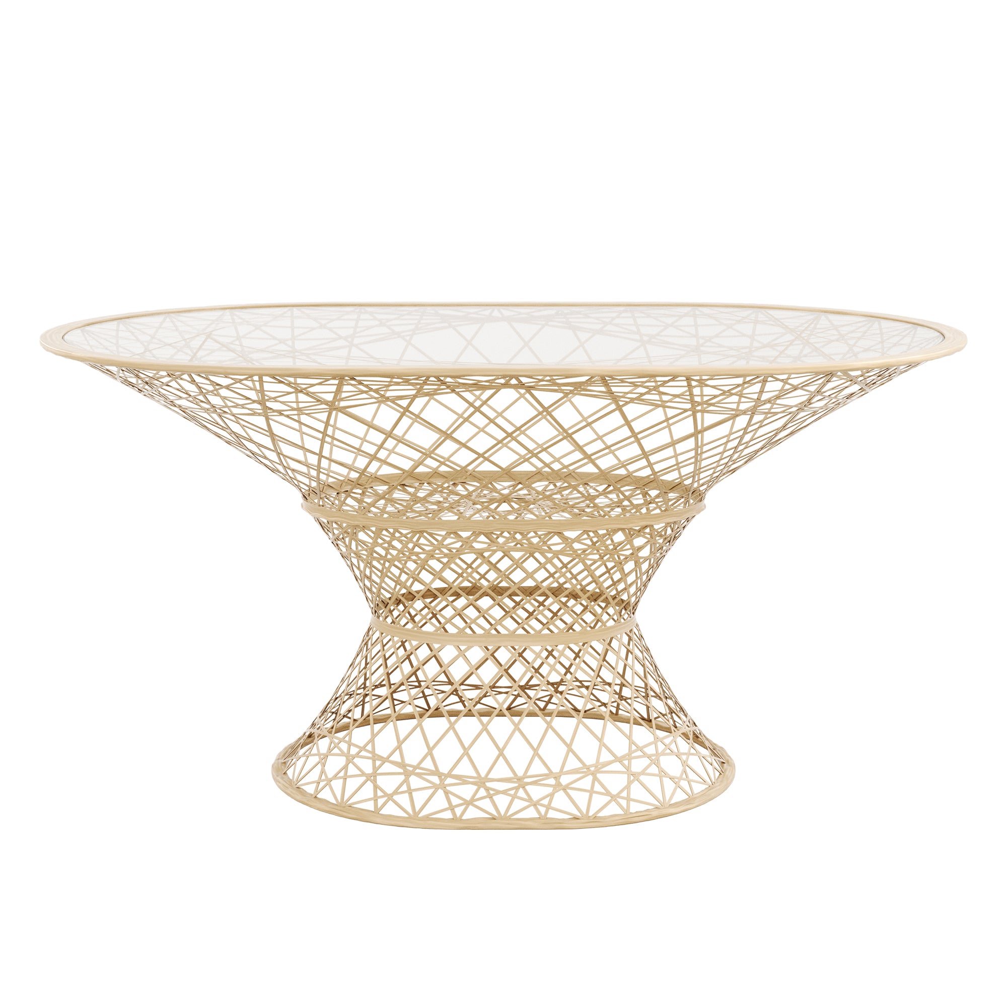 Tisch oval, 107 × 160 cm