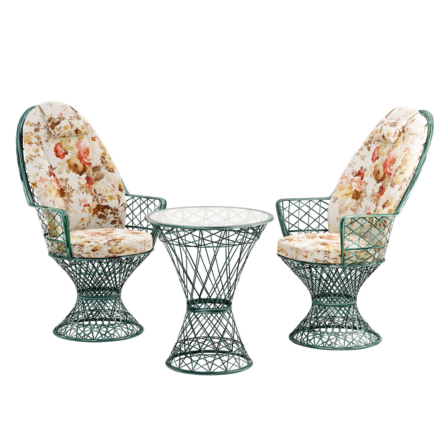 Saphir Hochlehner, 3-teiliges Set mit Tisch