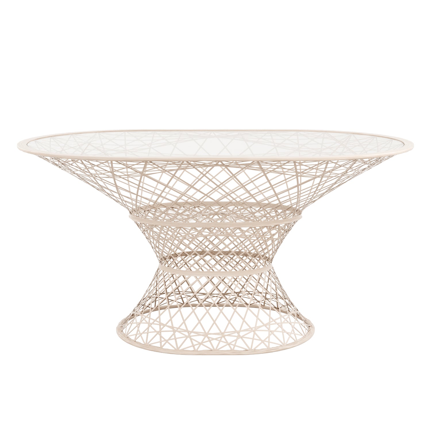 Tisch oval, 90 × 145 cm