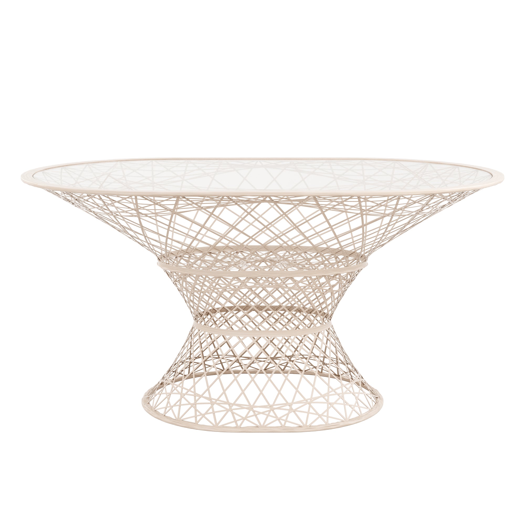 Tisch oval, 90 × 145 cm